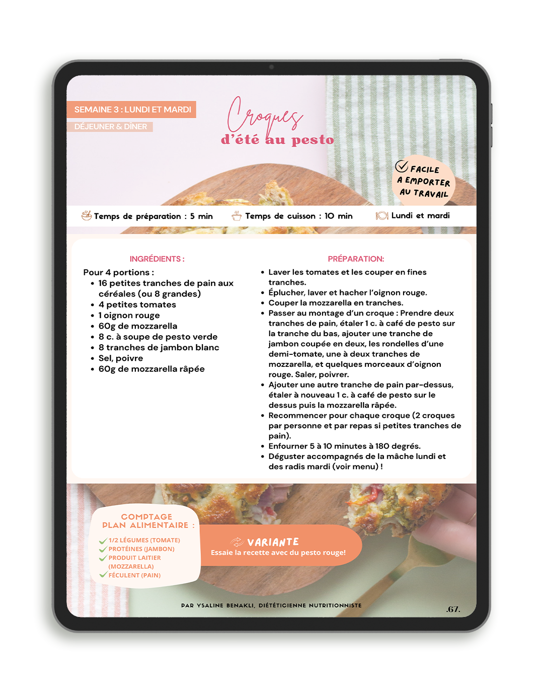 Aperçu Ebook Summer Menus 2