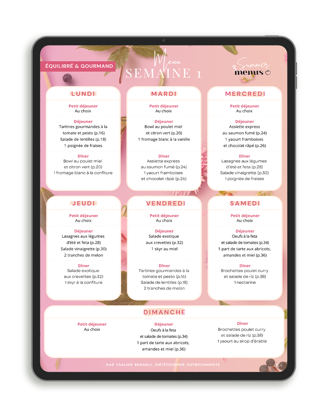 Summer Menus 3 - aperçu